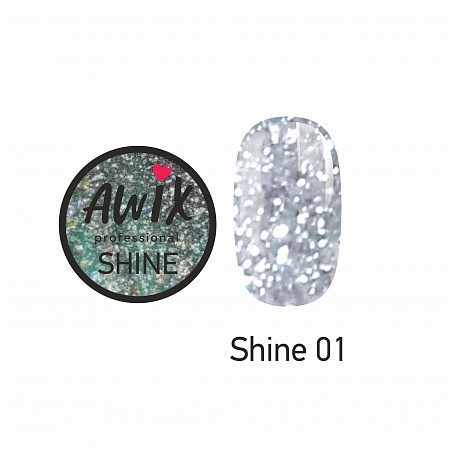 Гель-краска AWIX Shine 01, 5 гр