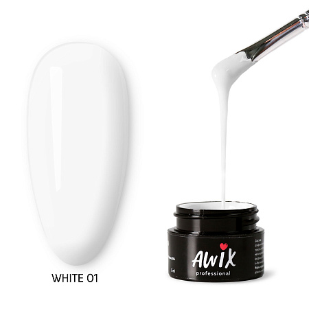 Гель-краска AWIX 01 (белая), 5 гр