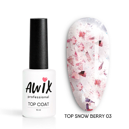 Закрепитель для гель-лака AWIX Snow Berry 03, 10 мл