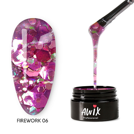 Гель-лак AWIX Firework 06, 8 гр