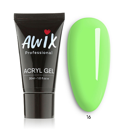 Acryl gel AWIX 16 (неон), 30 мл