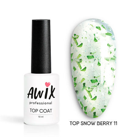 Закрепитель для гель-лака AWIX Snow Berry 11, 10 мл